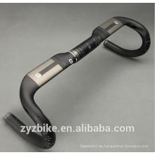 Neue UD Full Carbon Fiber Fahrrad Lenker Bent Bar Road Lenker Bike interne Kabel Routing Lenker 31,8 * 400/420 / 440mm